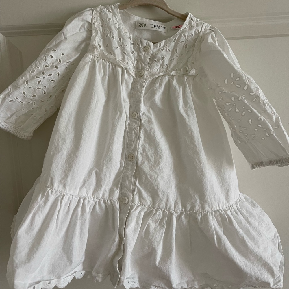 Toddler Zara linen dress